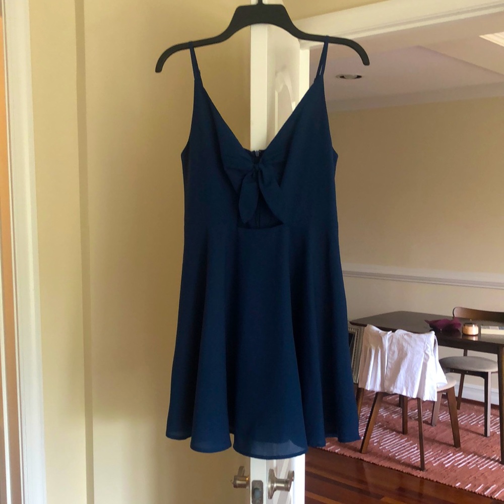Blue summer dress